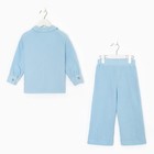 Костюм (рубашка и брюки) детский KAFTAN «Муслин», размер 30 (98-104 см), голубой - Фото 10