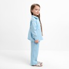 Костюм (рубашка и брюки) детский KAFTAN "Муслин", р.32 (110-116см) голубой - Фото 2