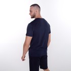 Футболка мужская, цвет тёмно-синий, размер 52 - Фото 5