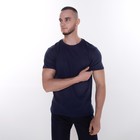 Футболка мужская, цвет тёмно-синий, размер 54 - фото 22202904