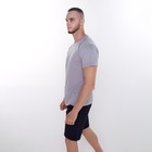 Футболка мужская, цвет серый, размер 52 - Фото 3