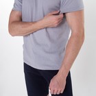 Футболка мужская, цвет серый, размер 56 - фото 26675022