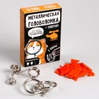 Металлическая головоломка «Иду искать решение», с танграмом - Фото 2