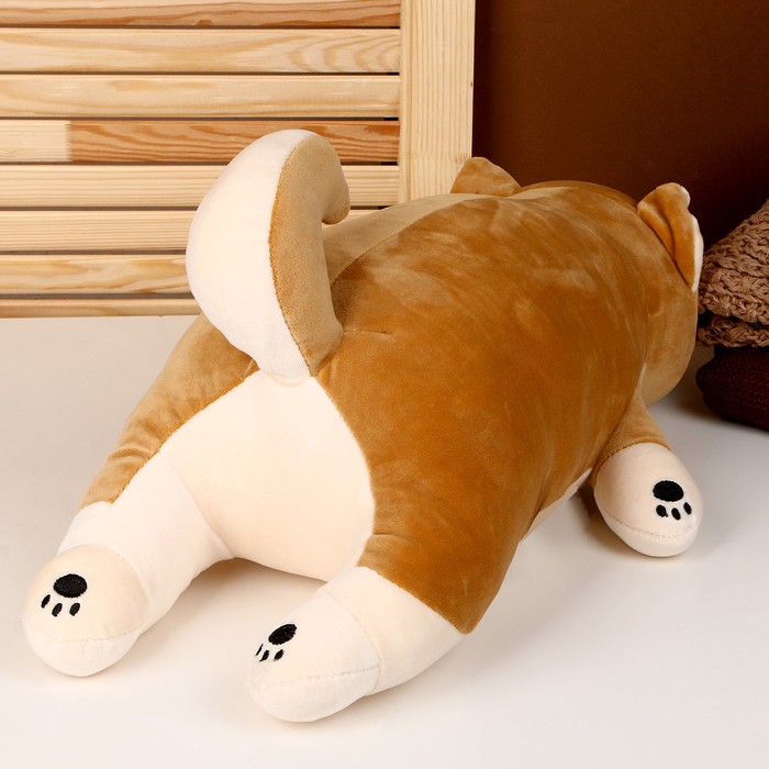 Мягкая игрушка-подушка «Собака», 50 см, цвет бежевый - фото 1907716373