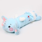 Мягкая игрушка-подушка «Слоник», 80 см, цвет голубой - Фото 3