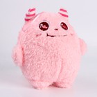 Мягкая игрушка «Монстрик», 20 см, цвет розовый - фото 10473044