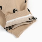 Носки женские MINAKU "Цифры" цвет бежевый, р-р 36-37 (23 см) (комплект 2 шт) - фото 22203460