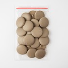 Пуговица на ножке, d = 27 мм, цвет слоновая кость, цена за 1 штуку (комплект 24 шт) - фото 24369241