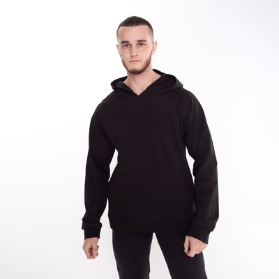 Толстовка мужская, цвет чёрный, размер 50