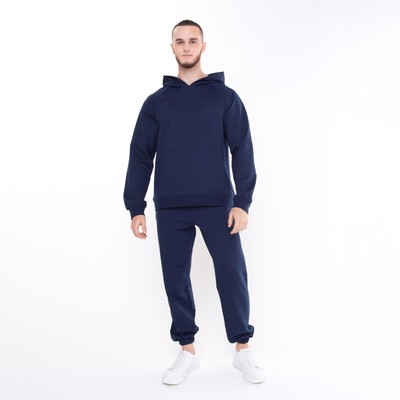 Брюки мужские, цвет тёмно-синий, размер 54