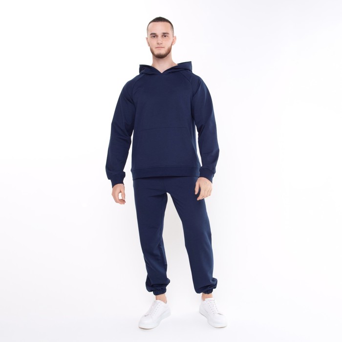 Брюки мужские, цвет тёмно-синий, размер 54 - Фото 1