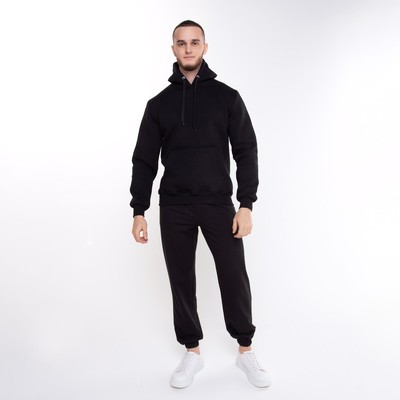 Брюки мужские, цвет чёрный, размер 56