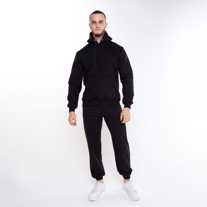 Брюки мужские, цвет чёрный, размер 56 - Фото 1