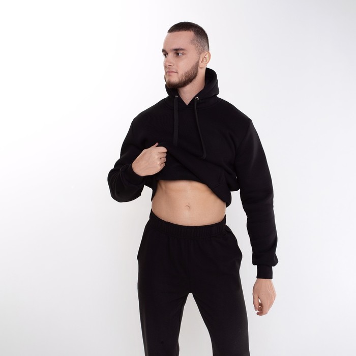 Брюки мужские, цвет чёрный, размер 58 62805