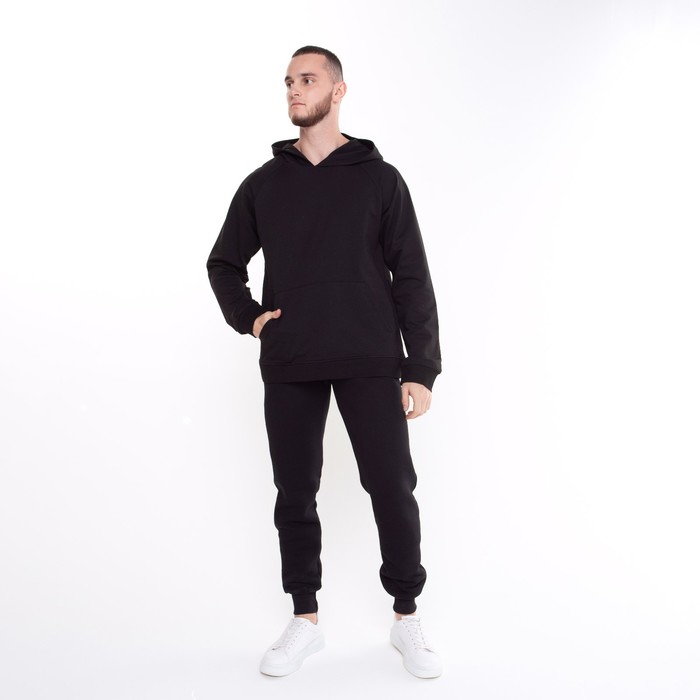 Брюки мужские, цвет чёрный, размер 58 62805