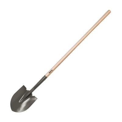 Лопата штыковая, острая, L = 140 см, деревянный черенок, PRETUL