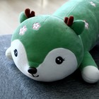 Мягкая игрушка-подушка «Оленёнок», 60 см, цвет зелёный - фото 6906122