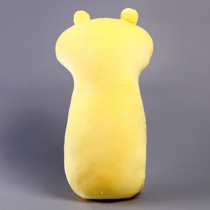 Мягкая игрушка-подушка «Кот зубастик», 50 см, цвет жёлтый - фото 1907716545