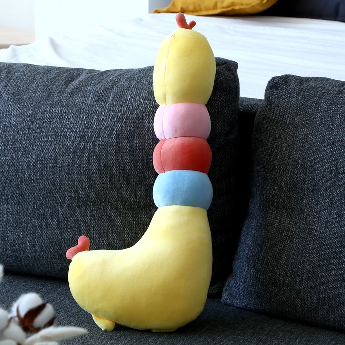 Мягкая игрушка-подушка «Курочка», 60 см, цвет жёлтый - фото 1907716553