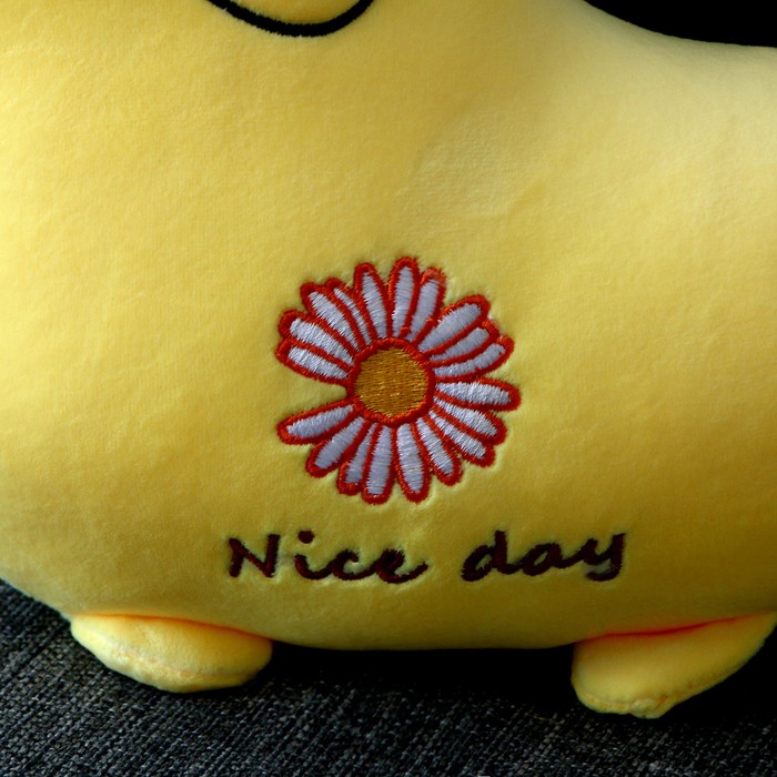 Мягкая игрушка-подушка «Курочка», 60 см, цвет жёлтый - фото 1907716555