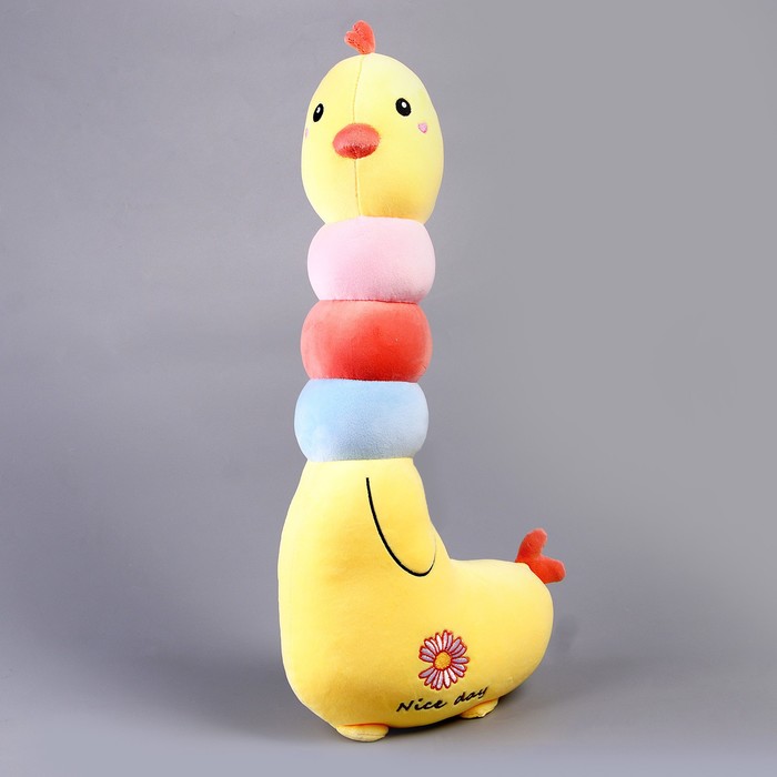 Мягкая игрушка-подушка «Курочка», 60 см, цвет жёлтый - фото 1907716556