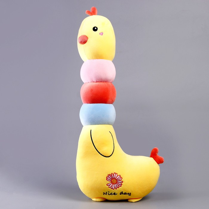 Мягкая игрушка-подушка «Курочка», 60 см, цвет жёлтый - фото 1907716557
