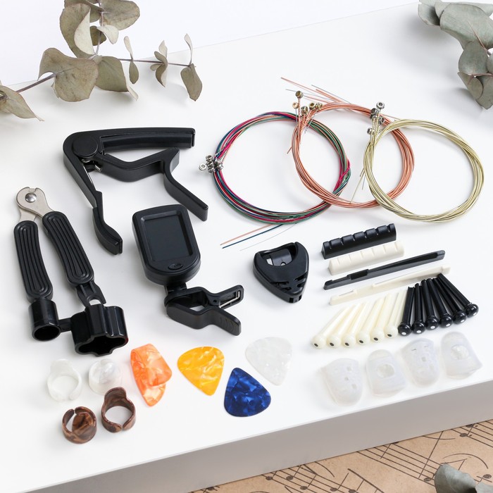 Набор аксессуаров для гитары Music Life, макси - Фото 1