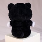 Мягкая игрушка «Котик», 25 см, цвет чёрный - Фото 3