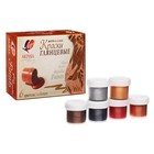 Краска акриловая, набор 6 цветов х 20 мл, "Луч", металлик - Фото 2