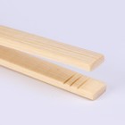 Пинцет деревянный «Белый» 16,8 × 2,5 × 1 см - фото 3335178