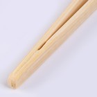 Пинцет деревянный «Белый» 16,8 × 2,5 × 1 см - Фото 2