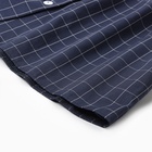 Платье школьное для девочки с воротником синее KAFTAN: School collection, размер 36 (134-140 см) - Фото 9