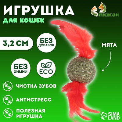 Игрушка для кошек из прессованной кошачьей мяты «Кошачья стрела», 3.2 см
