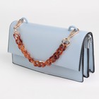 Цепочка для сумки, пластиковая, с карабинами, 23×17 мм, 29 - 29.5 см, цвет янтарный, золотой - Фото 3