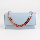 Цепочка для сумки, пластиковая, с карабинами, 23×17 мм, 29 - 29.5 см, цвет янтарный, золотой - Фото 4