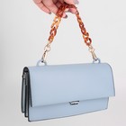 Цепочка для сумки, пластиковая, с карабинами, 23×17 мм, 29 - 29.5 см, цвет янтарный, золотой - Фото 5