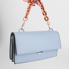 Цепочка для сумки, пластиковая, с карабинами, 24×18 мм, 30 см, цвет коричневый, бежевый, золотой - Фото 5