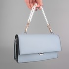 Цепочка для сумки, пластиковая, с карабинами, 23×17 мм, 30 см, цвет белый, золотой - Фото 5