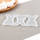 Силиконовый молд для леденцов и шоколада «Заяц», 9×4,5 см, цвет прозрачный - фото 22204450