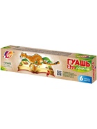 Гуашь 6 цветов × 15 мл ZOO, блок-тара - Фото 3