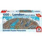 Пазл панорама «Хартвиг Браун. Панорама города - Лондон», 1000 элементов - фото 2770812