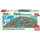 Пазл панорама «Хартвиг Браун. Панорама города - Париж», 1000 элементов - фото 281238502