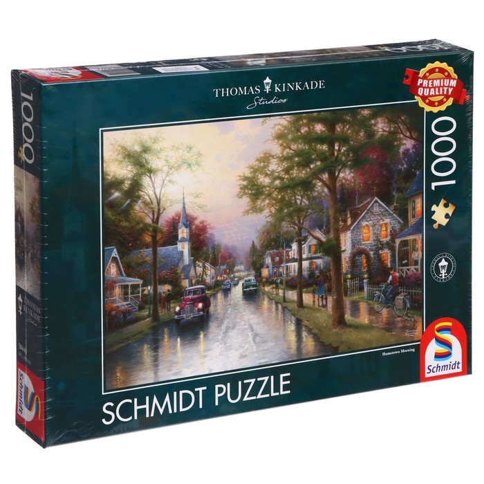 Пазл «Томас Кинкейд. Утро в маленьком городке», 1000 элементов