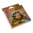 Мелки восковые 24 цвета ZOO, шестигранные - Фото 7