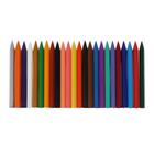 Мелки восковые 24 цвета ZOO, шестигранные - Фото 2