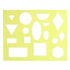 Трафарет геометрические фигуры № 1, МИКС - Фото 1