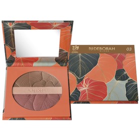 

Пудра бронзер Deborah Milano Tropical bronze, тон 03, 18 г