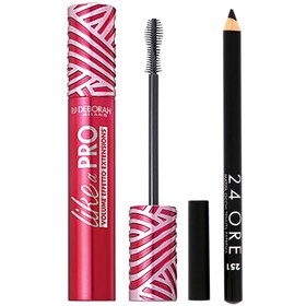 

Набор Deborah Milano №01: тушь для ресниц LIKE A PRO, карандаш для век 24ORE LONG LASTING