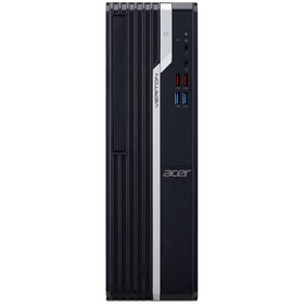 Компьютер Acer Veriton X2680G SFF, G6405, 4 Гб, SSD 128 Гб, UHD 610, Win10, чёрный