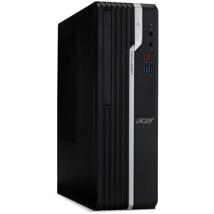 Компьютер Acer Veriton X2680G SFF, G6405, 4 Гб, SSD 128 Гб, UHD 610, Win10, чёрный - фото 51310286